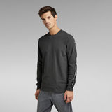 G-Star RAW® Lightweight Logo Tape Sweater Grey