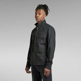 G-Star RAW® Long Pocket Track Overshirt Black
