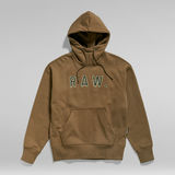G-Star RAW® Vulcanic RAW Loose Hooded Sweater Brown