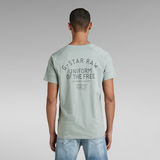 G-Star RAW® Korpaz Logos Graphic T-Shirt Hellblau