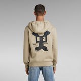 G-Star RAW® Back Graphic Hooded Sweater Green