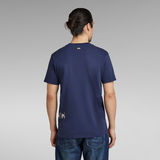 G-Star RAW® T-shirt Multiple 7411 Bleu foncé
