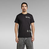 G-Star RAW® T-shirt Multiple 7411 Noir