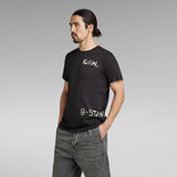 G-Star RAW® Multiple 7411 T-Shirt Schwarz