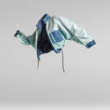 G-Star RAW® GSRR Selvedge 3D A-Cropped Jacket Dark blue