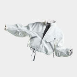 G-Star RAW® E Leather Bomber White