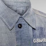 G-Star RAW® E Mysterious Overshirt Hellblau