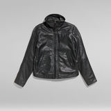 G-Star RAW® Slim Leather Jacket Black