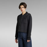 G-Star RAW® Jacquard Bomber Sweater Jacket Black