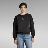G-Star RAW® Graphic Insert Sweater Black