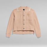 G-Star RAW® Jacquard Bomber Sweater Jacket Pink