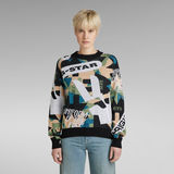 G-Star RAW® Jacquard Raglan Knitted Sweater Multi color