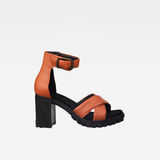 G-Star RAW® Kylin Leather Sandals Orange side view