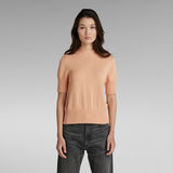 G-Star RAW® Core Mock Knitted Pullover Pink