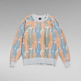 G-Star RAW® Raglan Allover Loose Sweater Multi color