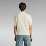 G-Star RAW® Core Mock Knitted Sweater White