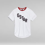 G-Star RAW® T-shirt Lash Sports Graphic Blanc