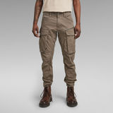 G-Star RAW® Pantalon Rovic Zip 3D Regular Tapered Brun
