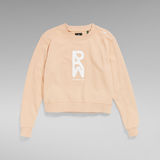 G-Star RAW® Crew Sweater Graphic Raw Roze