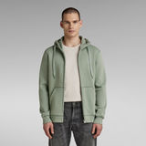 G-Star RAW® Premium Core Hooded Zip Sweater Lichtblauw