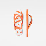 G-Star RAW® Chanclas Dend II Print Logo Naranja