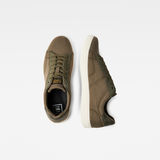 G-Star RAW® Cadet Canvas Sneakers Green both shoes
