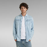Unisex 3301 Slim Shirt | Light blue | G-Star RAW®