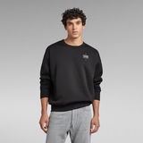 G-Star RAW® Unisex Core Oversized Sweater Black