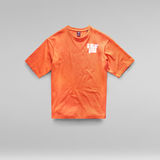 G-Star RAW® T-shirt Unisex Radio Chest Boxy Orange