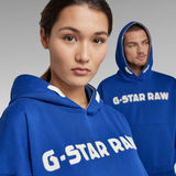G-Star RAW® Sweat à capuche Unisex Embro Bleu moyen