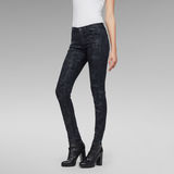 G-Star RAW® 5622 Mid Waist Skinny Jeans Noir