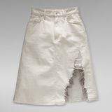 G-Star RAW® 3301 A-line Midi Ripped Skirt Beige