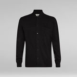 G-Star RAW® Baseball Jersey Zip Pocket T-Shirt  Black
