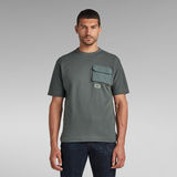 G-Star RAW® Mesh Pocket Loose T-Shirt Grey