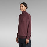 G-Star RAW® Core Roll Neck Knitted Pullover Lila