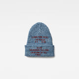 G-Star RAW® Gorro Text Print Multi color front flat