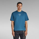 G-Star RAW® T-shirt Stencil Center Graphic Boxy Bleu moyen