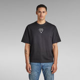 G-Star RAW® Stencil Center Graphic Boxy T-Shirt Black
