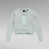 G-Star RAW® Crew Sweater Graphic Raw Lichtblauw