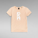 G-Star RAW® T-shirt Graphic RAW Cropped Slim Rose