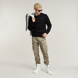 G-Star RAW® Pantalon Rovic Zip 3D Straight Tapered Pant Beige