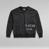 G-Star RAW® Multi Graphic Oversized Sweater Black