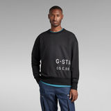 G-Star RAW® Multi Graphic Oversized Sweater Black