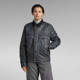 G-Star RAW® Unisex Utility Flap Pocket Lined Jacket Black