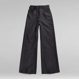 G-Star RAW® Deck Ultra High Wide Leg Wool Pants Black
