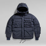 G-Star RAW® Field Hooded Puffer Jacket Dark blue
