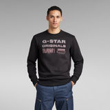 G-Star RAW® Originals Stamp Sweater Black