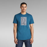 G-Star RAW® Lash RAW Graphic T-Shirt Medium blue