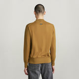 G-Star RAW® Premium Core Mock Neck Knitted Sweater Brown
