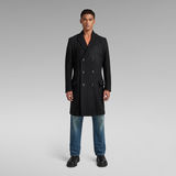 G-Star RAW® Unisex Double Breasted Wool Coat Black